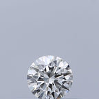 Diamante Naturale Taglio Brillante 0.19ct 3EX F IF - GIA - 3.72x3.75x2.27mm