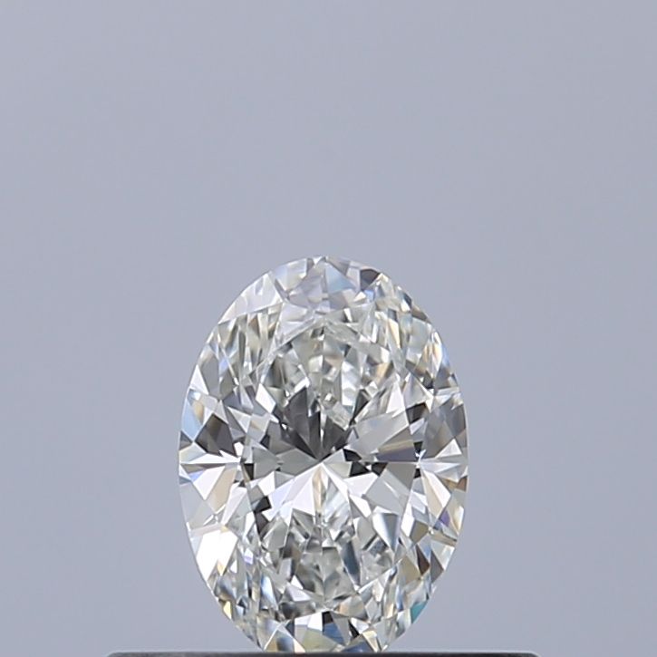 Diamante Naturale Taglio Ovale 0.32ct VG/EX F VVS2 - GIA - 5.46x3.84x2.41mm
