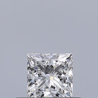 Diamante Naturale Taglio Princess 0.36ct VG/EX E VVS1 - GIA - 3.85x3.83x2.81mm