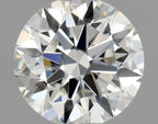 Diamante Naturale Taglio Brillante 0.5ct 3EX H VS2 - GIA - 5.09x5.06x3.12mm