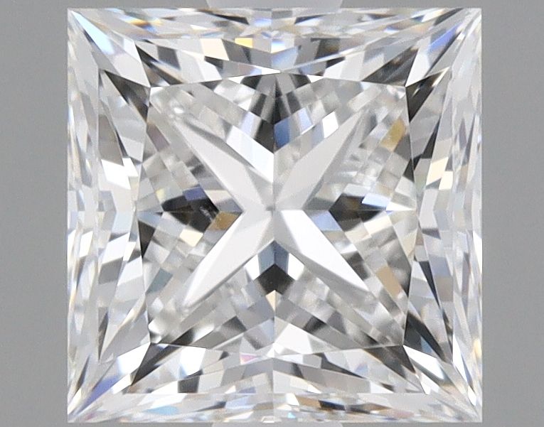 Diamante Naturale Taglio Princess 1.3ct VG/VG F VS2 - GIA - 5.71x5.7x4.36mm