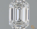 Diamante Naturale Taglio Smeraldo 0.51ct EX/EX F VS2 - GIA - 5.33x3.79x2.57mm