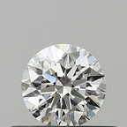 Diamante Taglio Brillante 0.36ct VG/EX/EX E VVS2 - GIA - 4.57x4.55x2.84mm