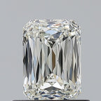 Diamante Naturale Taglio Smeraldo 0.81ct VG/EX J VVS1 - GIA - 6.16x4.37x2.91mm