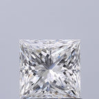 Diamante Naturale Taglio Princess 0.91ct EX/EX F VS2 - GIA - 5.32x5.28x3.86mm