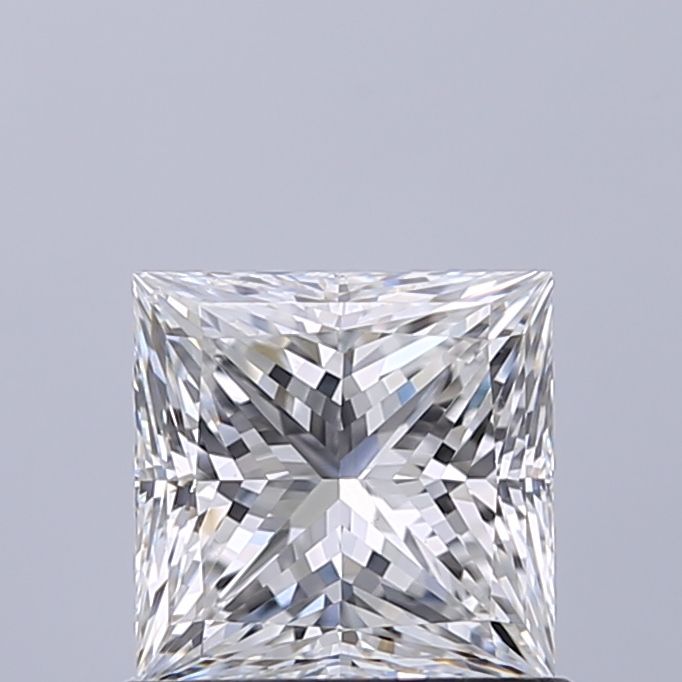Diamante Naturale Taglio Princess 0.91ct EX/EX F VS2 - GIA - 5.32x5.28x3.86mm
