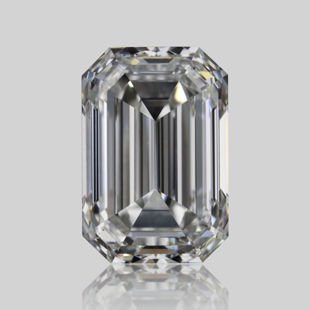 Diamante Naturale Taglio Smeraldo 0.8ct EX/EX F VVS2 - IGI - 6.31x4.29x2.93mm
