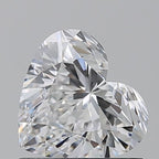 Diamante Naturale Taglio Cuore 0.91ct EX/EX E VVS2 - GIA - 6.05x6.66x3.91mm