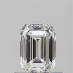 Diamante Naturale Taglio Smeraldo 0.71ct EX/EX D VVS1 - GIA - 6.07x4.32x2.86mm