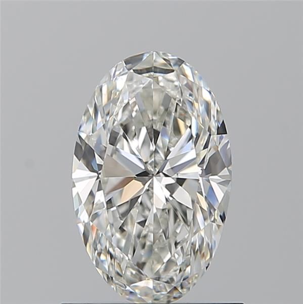 Diamante Naturale Taglio Ovale 0.9ct VG/VG H VVS1 - GIA - 8.1x5.09x3.22mm