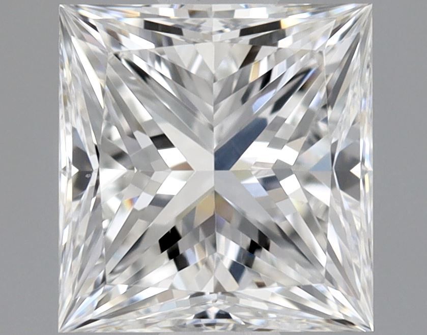 Diamante Naturale Taglio Princess 0.8ct VG/EX E VS2 - GIA - 5.3x5.08x3.67mm