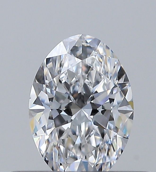 Diamante Naturale Taglio Ovale 0.35ct EX/EX D VVS1 - GIA - 5.61x3.94x2.52mm