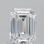 Diamante Naturale Taglio Smeraldo 1.01ct EX/EX E VVS1 - GIA - 6.52x4.71x3.29mm