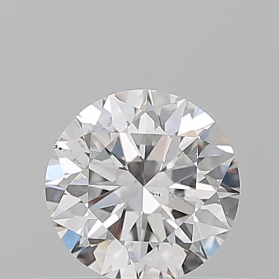 Diamante Naturale Taglio Brillante 0.5ct 3EX F VS2 - GIA - 5.08x5.05x3.16mm