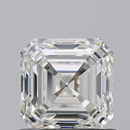 Diamante Naturale Taglio Asscher 0.91ct EX/EX J FL - GIA - 5.23x5.21x3.57mm