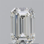 Diamante Naturale Taglio Smeraldo 0.91ct VG/EX J VVS1 - GIA - 6.92x4.55x3.0mm