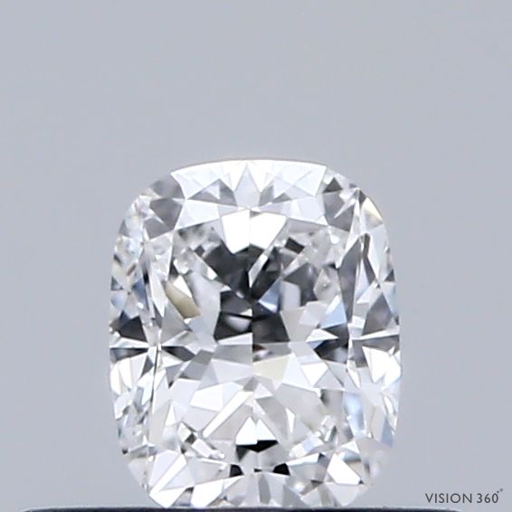 Diamante Taglio Cushion Brillante 0.31ct VG/EX D VVS2 - GIA - 4.75x3.79x2.45mm