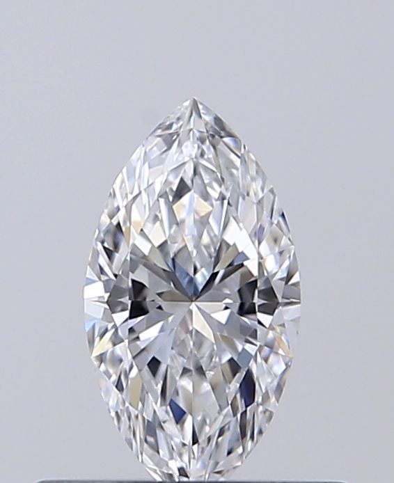 Diamante Naturale Taglio Marquise 0.38ct EX/EX D VVS2 - GIA - 7.33x3.86x2.39mm