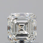 Diamante Naturale Taglio Asscher 0.9ct VG/VG J VVS1 - GIA - 5.17x4.97x3.6mm