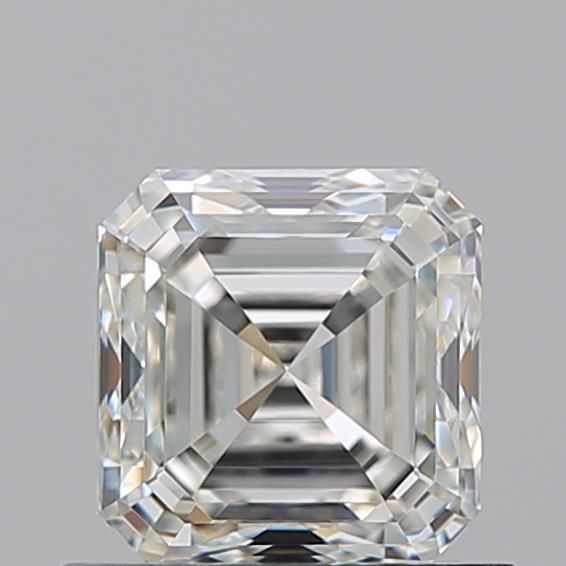 Diamante Naturale Taglio Asscher 0.9ct VG/VG J VVS1 - GIA - 5.17x4.97x3.6mm