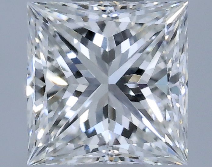 Diamante Naturale Taglio Princess 0.57ct VG/EX E VVS1 - GIA - 4.67x4.61x3.29mm