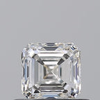 Diamante Naturale Taglio Asscher 0.51ct EX/EX H VVS1 - GIA - 4.36x4.25x2.91mm