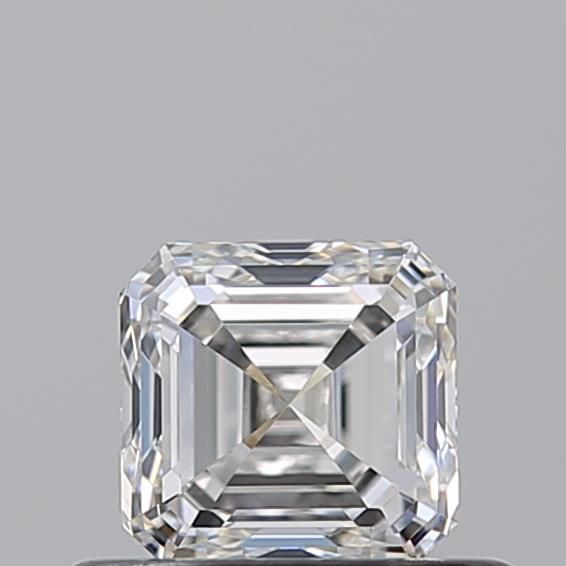 Diamante Naturale Taglio Asscher 0.51ct EX/EX H VVS1 - GIA - 4.36x4.25x2.91mm