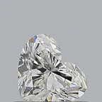 Diamante Naturale Taglio Cuore 0.59ct VG/EX H IF - GIA - 4.81x5.73x3.65mm
