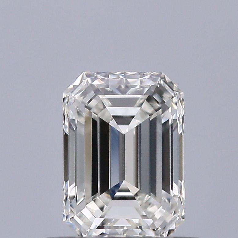 Diamante Naturale Taglio Smeraldo 0.51ct VG/EX H IF - GIA - 5.45x3.88x2.59mm