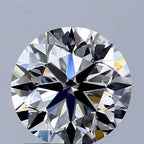 Diamante Naturale Taglio Brillante 1ct VG/EX/EX I VS1 - GIA - 6.21x6.25x4.0mm