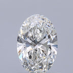 Diamante Naturale Taglio Ovale 0.55ct VG/EX F VS2 - GIA - 6.84x4.6x2.8mm