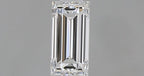 Diamante Naturale Taglio Baguette 0.52ct EX/EX E VVS1 - GIA - 6.38x3.27x2.44mm