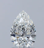 Diamante Naturale Taglio Goccia 1.07ct EX/EX G IF - GIA - 8.7x5.68x3.63mm
