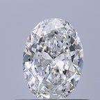 Diamante Naturale Taglio Ovale 0.5ct VG/EX D VVS1 - GIA - 6.42x4.6x2.55mm