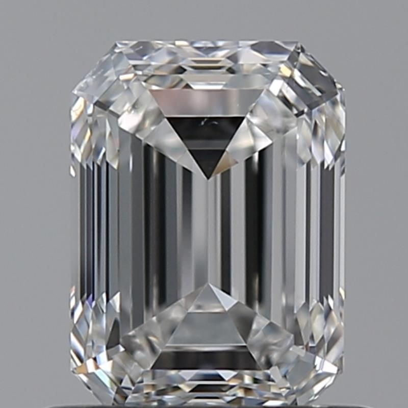 Diamante Naturale Taglio Smeraldo 0.8ct VG/EX F VS2 - GIA - 6.0x4.35x3.05mm