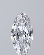 Diamante Naturale Taglio Marquise 0.33ct VG/EX D IF - GIA - 7.42x3.59x2.13mm
