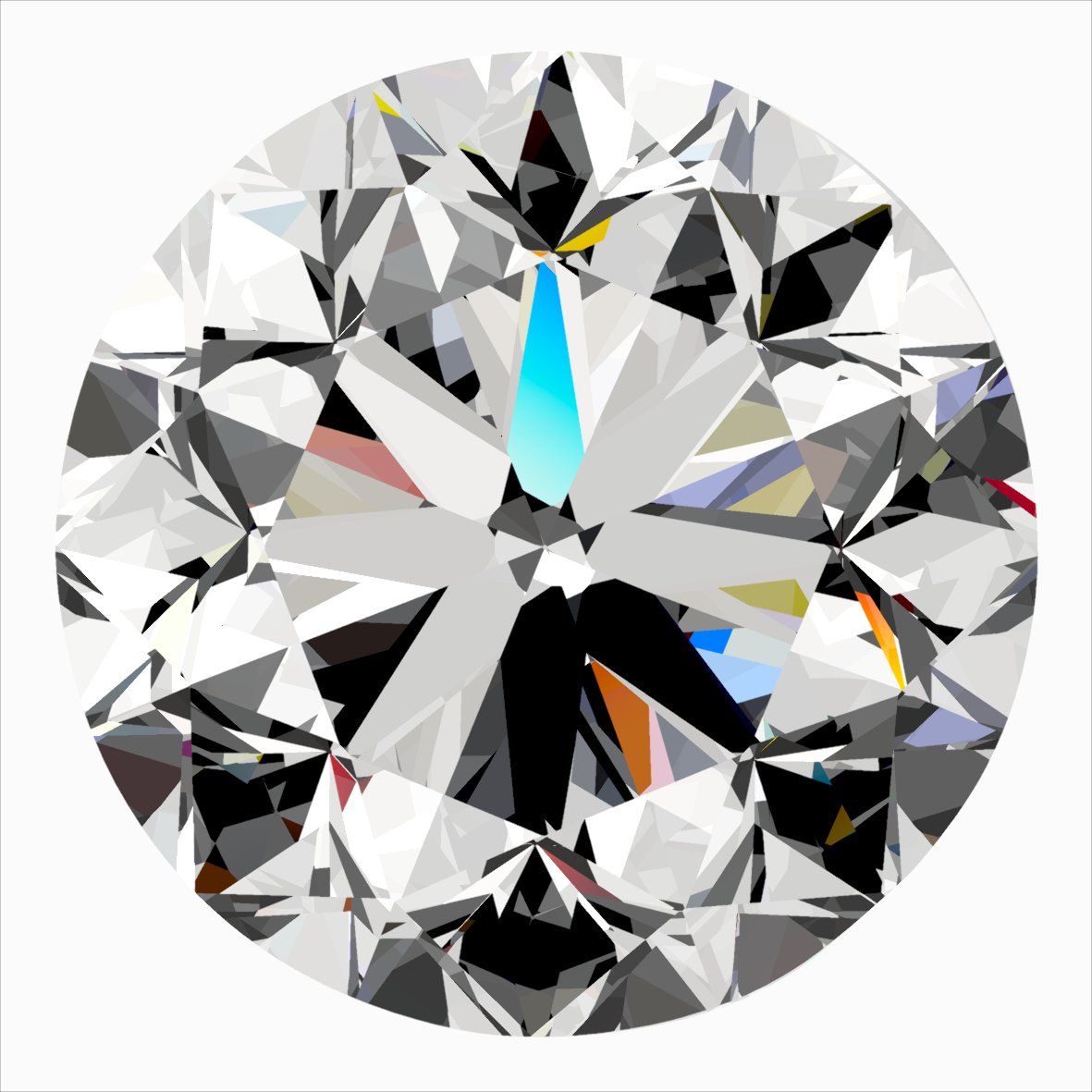 Diamante Naturale Taglio Brillante 0.3ct G/VG/EX G VVS1 - IGI - 4.04x4.09x2.71mm