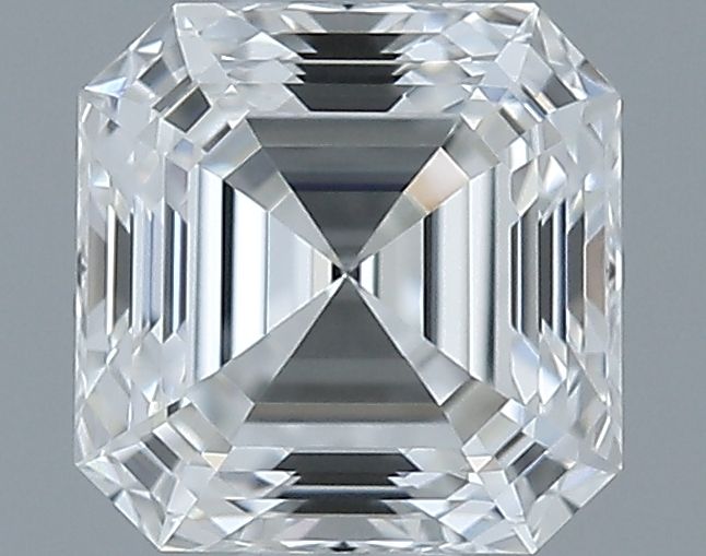 Diamante Naturale Taglio Asscher 0.5ct VG/EX F VVS2 - GIA - 4.4x4.38x2.97mm
