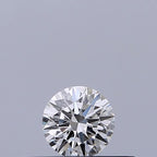 Diamante Naturale Taglio Brillante 0.19ct 3EX G VS2 - GIA - 3.71x3.74x2.27mm