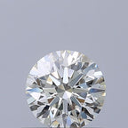 Diamante Naturale Taglio Brillante 0.52ct 3EX J VS2 - GIA - 5.11x5.14x3.22mm