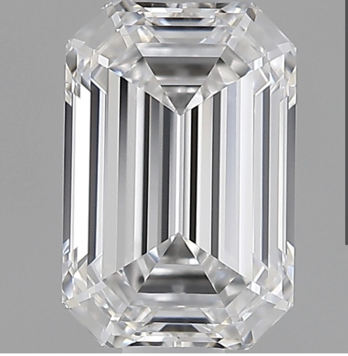 Diamante Naturale Taglio Smeraldo 0.87ct EX/EX D VVS2 - GIA - 6.69x4.45x2.98mm
