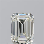 Diamante Naturale Taglio Smeraldo 0.9ct VG/EX J VVS1 - GIA - 6.45x4.6x3.05mm