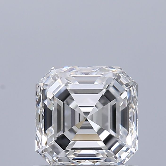 Diamante Naturale Taglio Asscher 0.73ct EX/EX F VVS1 - GIA - 4.95x4.94x3.31mm