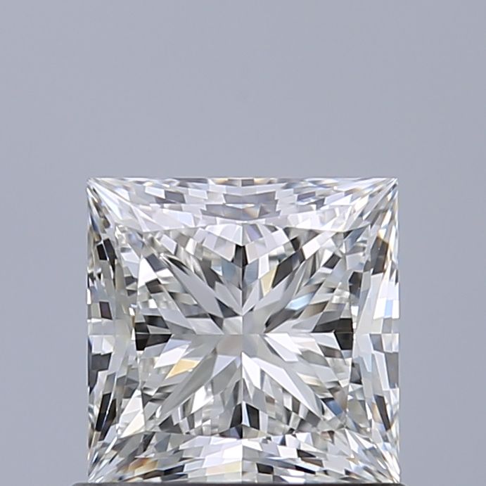 Diamante Naturale Taglio Princess 1.01ct EX/EX H VVS2 - GIA - 5.3x5.25x3.94mm