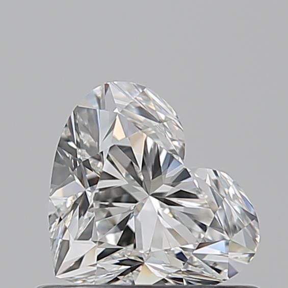 Diamante Naturale Taglio Cuore 0.6ct VG/VG G VVS2 - GIA - 5.03x5.92x3.5mm