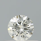 Diamante Naturale Taglio Brillante 0.26ct 3EX I VVS1 - GIA - 4.09x4.11x2.57mm