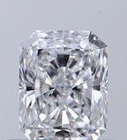 Diamante Naturale Taglio Radiant 0.44ct VG/EX D IF - GIA - 4.97x3.86x2.6mm