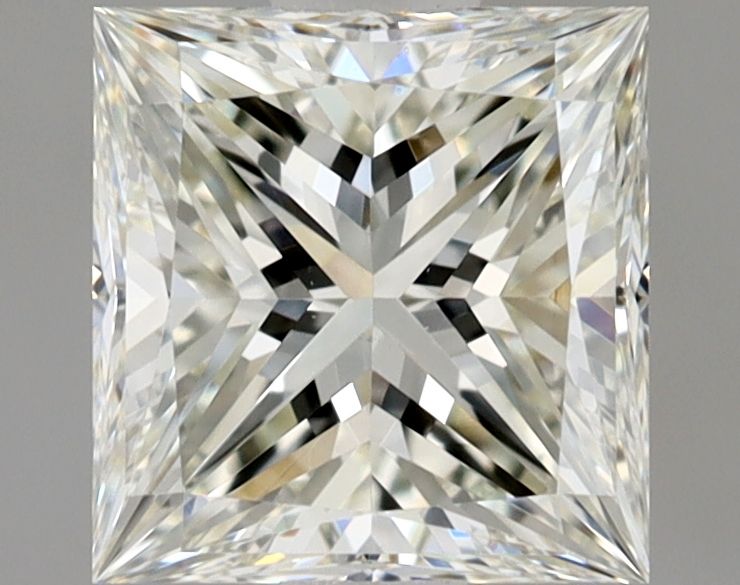 Diamante Naturale Taglio Princess 1.01ct EX/EX J VS2 - GIA - 5.75x5.55x4.01mm