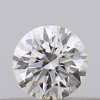 Diamante Taglio Brillante 0.15ct EX/EX/VG J VVS2 - GIA - 3.43x3.44x2.11mm