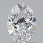 Diamante Naturale Taglio Ovale 0.7ct G/VG D VS1 - GIA - 7.12x5.08x3.17mm